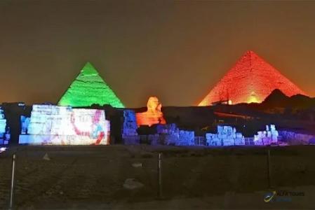 Private Sound and Light Show Tour at Giza Pyramids with Tickets